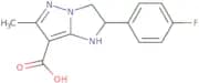 2-(4-Fluorophenyl)-6-methyl-2,3-dihydro-1H-imidazo[1,2-b]pyrazole-7-carboxylic acid