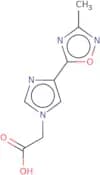 2-[4-(3-Methyl-1,2,4-oxadiazol-5-yl)-1H-imidazol-1-yl]acetic acid