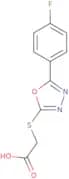 [5-(4-Fluoro-phenyl)-[1,3,4]oxadiazol-2-ylsulfanyl]-acetic acid