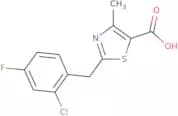 2-[(2-Chloro-4-fluorophenyl)methyl]-4-methyl-1,3-thiazole-5-carboxylic acid