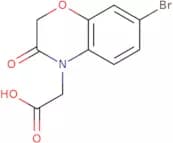 2-(7-Bromo-3-oxo-3,4-dihydro-2H-1,4-benzoxazin-4-yl)acetic acid