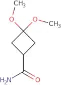 3,3-Dimethoxycyclobutanecarboxamide