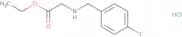 Ethyl 2-{[(4-fluorophenyl)methyl]amino}acetate hydrochloride