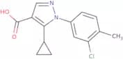 1-(3-Chloro-4-methylphenyl)-5-cyclopropyl-1H-pyrazole-4-carboxylic acid