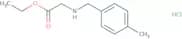Ethyl 2-{[(4-methylphenyl)methyl]amino}acetate hydrochloride