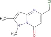5-(Chloromethyl)-1,2-dimethyl-1H,7H-pyrazolo[1,5-a]pyrimidin-7-one
