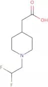 2-[1-(2,2-Difluoroethyl)piperidin-4-yl]acetic acid