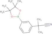 2-Methyl-2-[3-(4,4,5,5-tetramethyl-[1,3,2]dioxaborolan-2-yl)phenyl]propionitrile