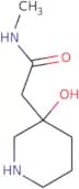 2-(3-Hydroxypiperidin-3-yl)-N-methylacetamide