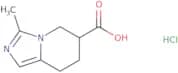 3-Methyl-5H,6H,7H,8H-imidazo[1,5-a]pyridine-6-carboxylic acid hydrochloride