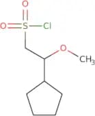2-Cyclopentyl-2-methoxyethane-1-sulfonyl chloride