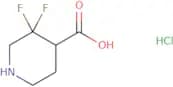 3,3-difluoropiperidine-4-carboxylic acid hcl