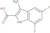 5,7-Difluoro-3-methyl-1H-indole-2-carboxylic acid