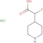 2-Fluoro-2-(piperidin-4-yl)acetic acid hydrochloride