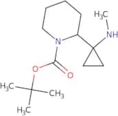 tert-Butyl 2-[1-(methylamino)cyclopropyl]piperidine-1-carboxylate