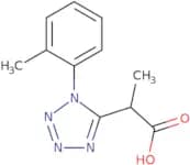 2-[1-(2-Methylphenyl)-1H-1,2,3,4-tetrazol-5-yl]propanoic acid