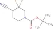 tert-Butyl 4-cyano-3,3-difluoropiperidine-1-carboxylate
