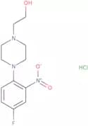 2-[4-(4-Fluoro-2-nitrophenyl)piperazin-1-yl]ethanol hydrochloride
