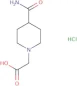 2-(4-Carbamoylpiperidin-1-yl)acetic acid hydrochloride