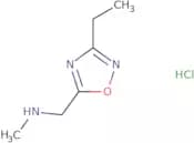 [(3-Ethyl-1,2,4-oxadiazol-5-yl)methyl](methyl)amine hydrochloride