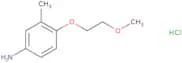 4-(2-Methoxyethoxy)-3-methylaniline hydrochloride