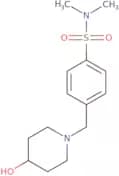 4-((4-Hydroxypiperidin-1-yl)methyl)-N,N-dimethylbenzenesulfonamide