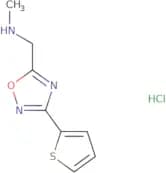 Methyl({[3-(thiophen-2-yl)-1,2,4-oxadiazol-5-yl]methyl})amine hydrochloride