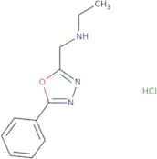 Ethyl[(5-phenyl-1,3,4-oxadiazol-2-yl)methyl]amine hydrochloride