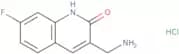 3-(Aminomethyl)-7-fluoro-1,2-dihydroquinolin-2-one hydrochloride