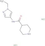 N-(1-Ethyl-1H-pyrazol-4-yl)piperidine-4-carboxamide dihydrochloride