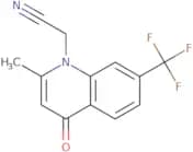 2-(2-Methyl-4-oxo-7-(trifluoromethyl)quinolin-1(4H)-yl)acetonitrile