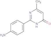 2-(4-Aminophenyl)-6-methyl-3,4-dihydropyrimidin-4-one