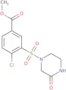 Methyl 4-chloro-3-[(3-oxopiperazin-1-yl)sulfonyl]benzoate