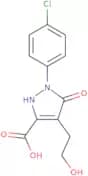 1-(4-Chlorophenyl)-4-(2-hydroxyethyl)-5-oxo-2,5-dihydro-1H-pyrazole-3-carboxylic acid