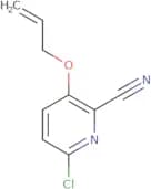 6-Chloro-3-(prop-2-en-1-yloxy)pyridine-2-carbonitrile