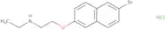 {2-[(6-Bromonaphthalen-2-yl)oxy]ethyl}(ethyl)amine hydrochloride