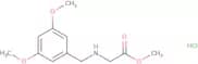 Methyl 2-{[(3,5-dimethoxyphenyl)methyl]amino}acetate hydrochloride