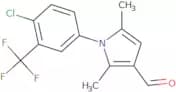 1-[4-Chloro-3-(trifluoromethyl)phenyl]-2,5-dimethyl-1H-pyrrole-3-carbaldehyde