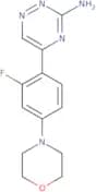 5-[2-Fluoro-4-(morpholin-4-yl)phenyl]-1,2,4-triazin-3-amine