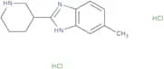 5-Methyl-2-(piperidin-3-yl)-1H-1,3-benzodiazole dihydrochloride