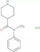 N-Methyl-N-phenylpiperidine-4-carboxamide hydrochloride
