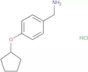 [4-(Cyclopentyloxy)phenyl]methanamine hydrochloride