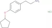 2-[4-(Cyclopentyloxy)phenyl]ethan-1-amine hydrochloride