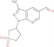 1-(1,1-dioxothiolan-3-yl)-3-methylpyrazolo[3,4-b]pyridine-5-carbaldehyde