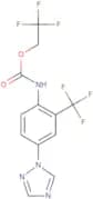 2,2,2-Trifluoroethyl N-[4-(1H-1,2,4-triazol-1-yl)-2-(trifluoromethyl)phenyl]carbamate