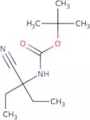 tert-Butyl N-(1-cyano-1-ethylpropyl)carbamate