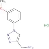 [1-(3-Methoxyphenyl)-1H-1,2,3-triazol-4-yl]methanamine hydrochloride