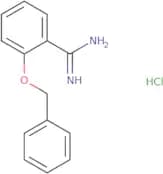 2-(Benzyloxy)benzene-1-carboximidamide hydrochloride