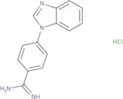 4-(1H-1,3-Benzodiazol-1-yl)benzene-1-carboximidamide hydrochloride