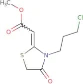 Methyl 2-[3-(3-chloropropyl)-4-oxo-1,3-thiazolidin-2-ylidene]acetate